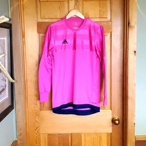 Adidas Climalite Sz S Pink Padded Goalie Shirt